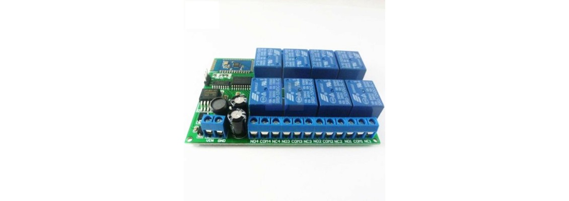 12V BlueTooth Relay 1-2-4-8 Channet